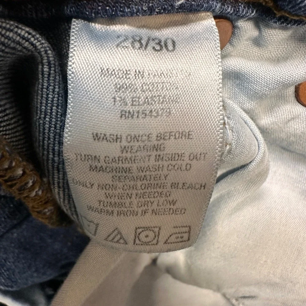 Aeropostale‎ Womens Skinny Distressed Ripped Jeans Medium Wash 28x30